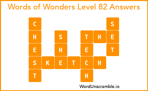 Words of Wonders Level 82 Answers