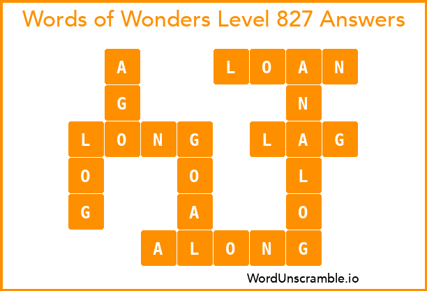 Words of Wonders Level 827 Answers