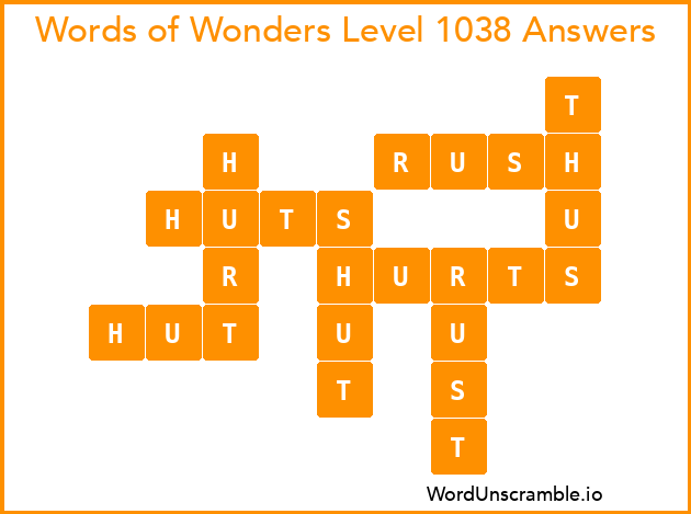 Words of Wonders Level 1038 Answers