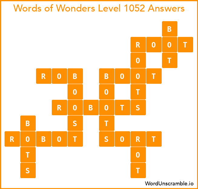 Words of Wonders Level 1052 Answers