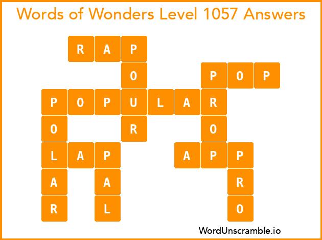 Words of Wonders Level 1057 Answers