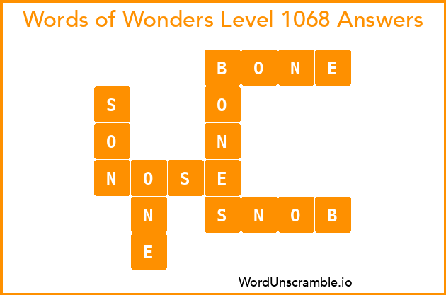 Words of Wonders Level 1068 Answers