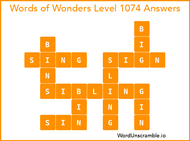 Words of Wonders Level 1074 Answers