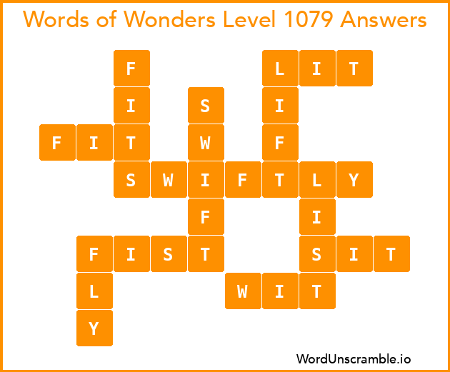 Words of Wonders Level 1079 Answers