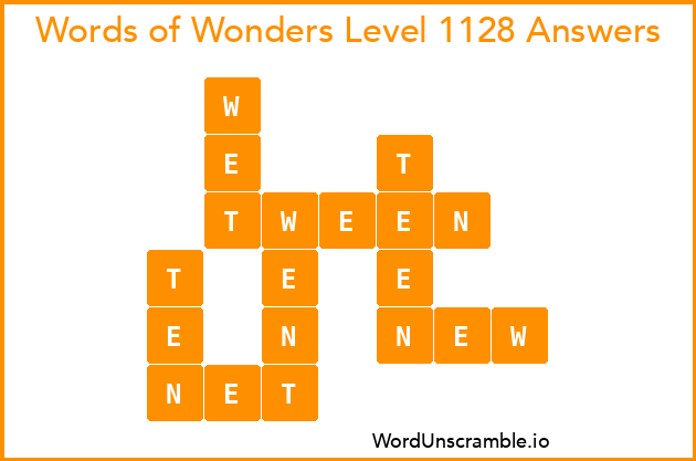 Words of Wonders Level 1128 Answers