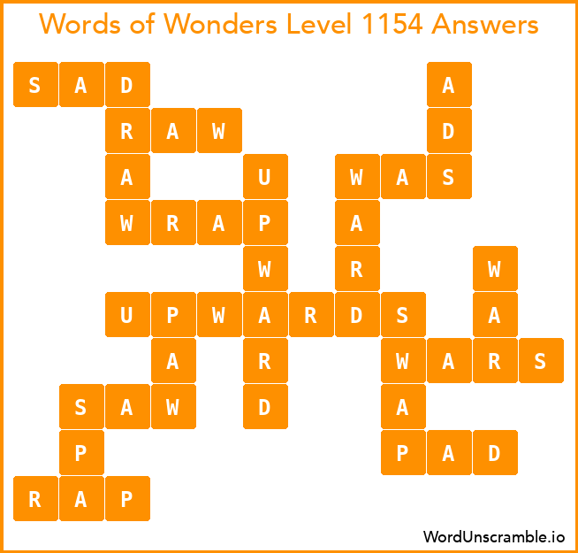 Words of Wonders Level 1154 Answers