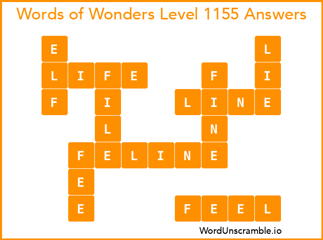 Words of Wonders Level 1155 Answers