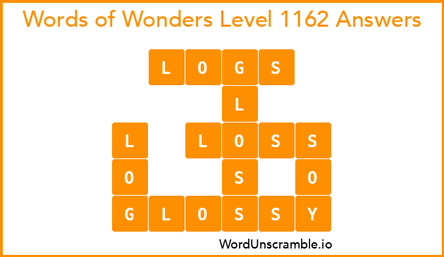 Words of Wonders Level 1162 Answers