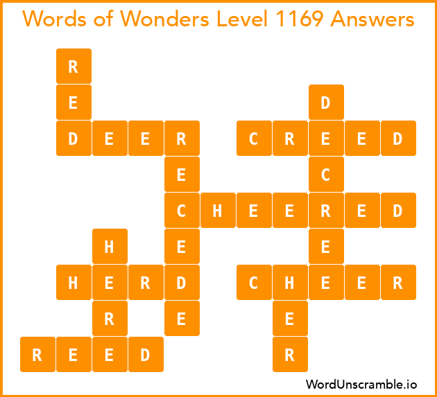 Words of Wonders Level 1169 Answers