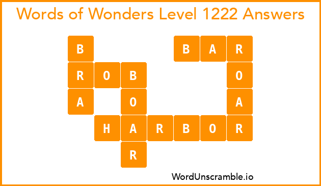Words of Wonders Level 1222 Answers
