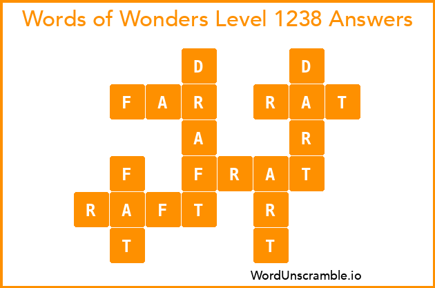 Words of Wonders Level 1238 Answers