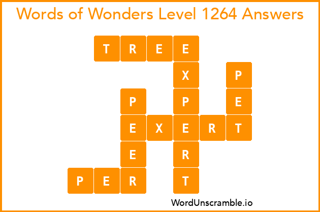 Words of Wonders Level 1264 Answers
