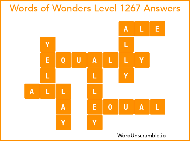 Words of Wonders Level 1267 Answers