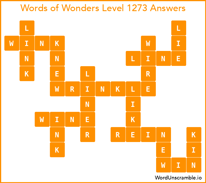 Words of Wonders Level 1273 Answers