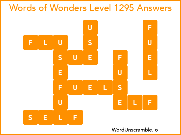 Words of Wonders Level 1295 Answers