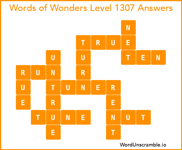 Words of Wonders Level 1307 Answers