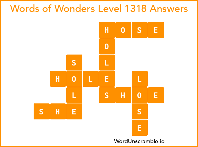 Words of Wonders Level 1318 Answers
