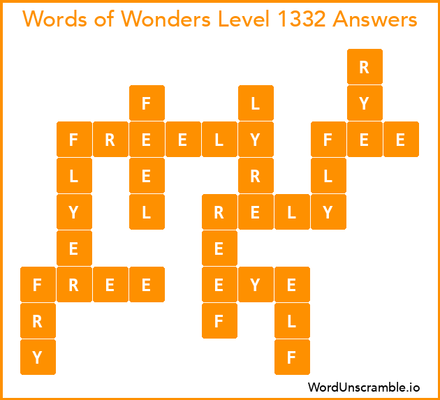 Words of Wonders Level 1332 Answers