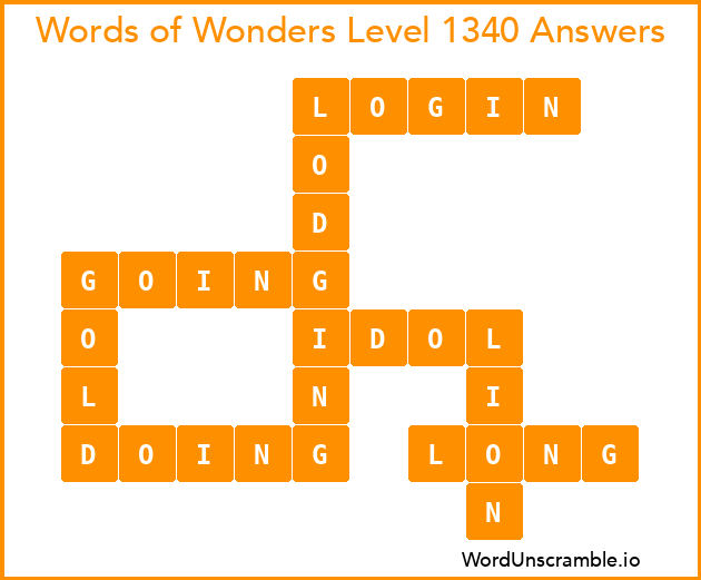 Words of Wonders Level 1340 Answers