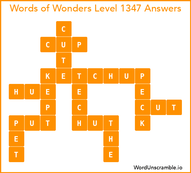 Words of Wonders Level 1347 Answers