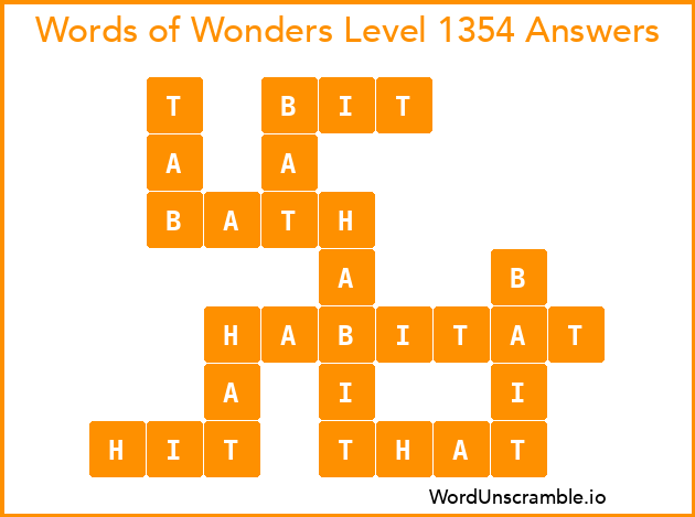 Words of Wonders Level 1354 Answers