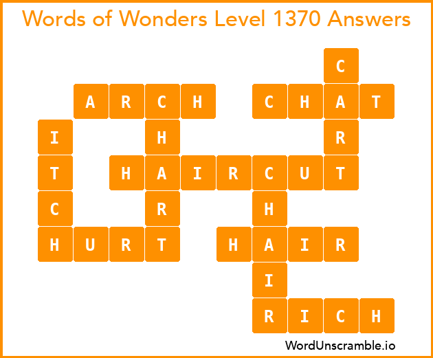 Words of Wonders Level 1370 Answers