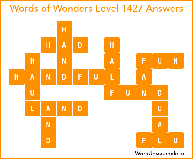 Words of Wonders Level 1427 Answers