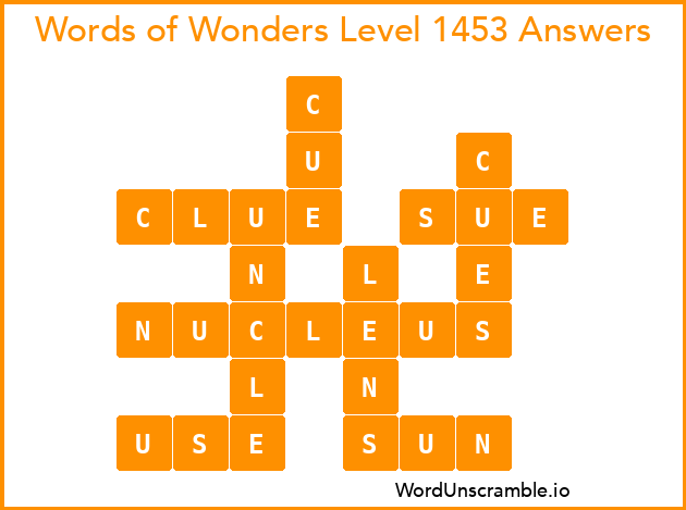 Words of Wonders Level 1453 Answers