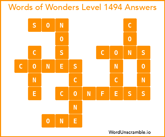 Words of Wonders Level 1494 Answers