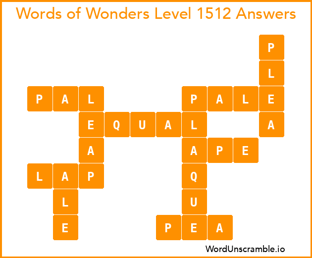 Words of Wonders Level 1512 Answers