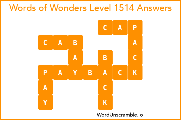 Words of Wonders Level 1514 Answers