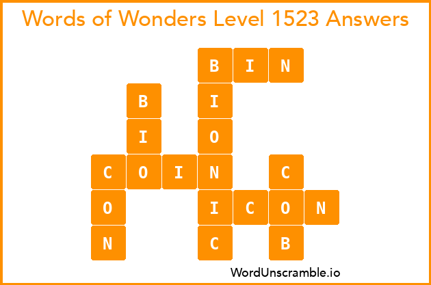 Words of Wonders Level 1523 Answers