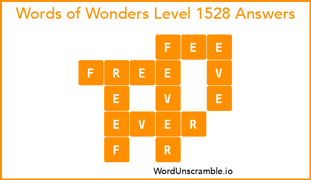 Words of Wonders Level 1528 Answers