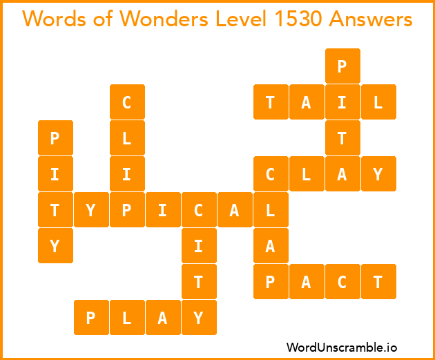 Words of Wonders Level 1530 Answers