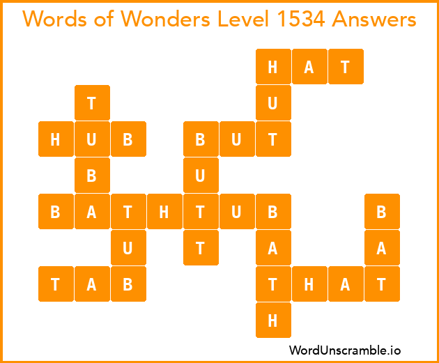 Words of Wonders Level 1534 Answers