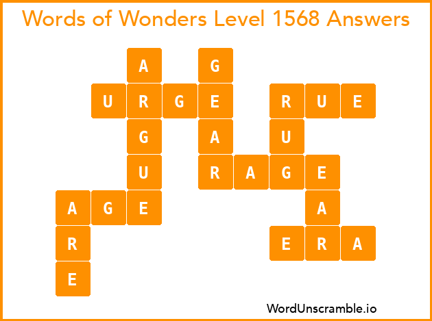Words of Wonders Level 1568 Answers