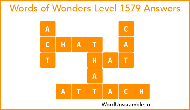 Words of Wonders Level 1579 Answers