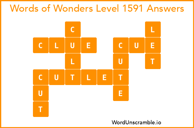 Words of Wonders Level 1591 Answers