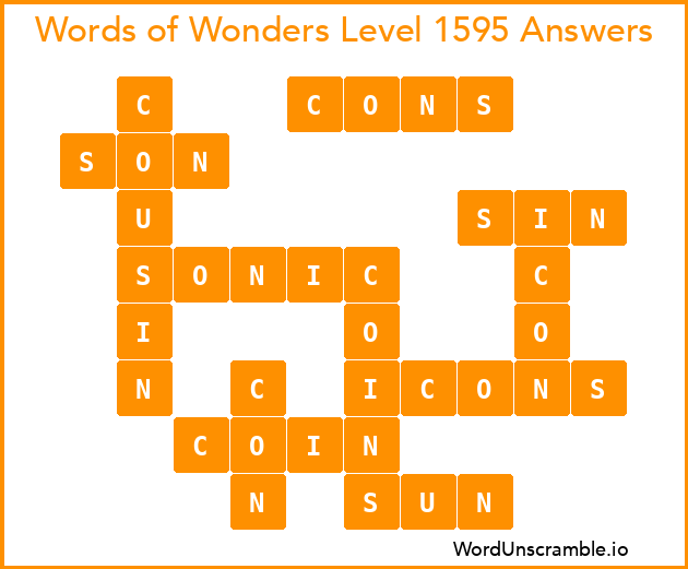 Words of Wonders Level 1595 Answers