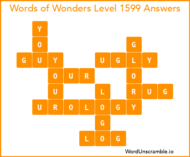 Words of Wonders Level 1599 Answers