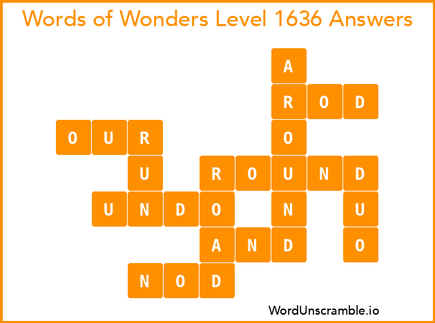 Words of Wonders Level 1636 Answers