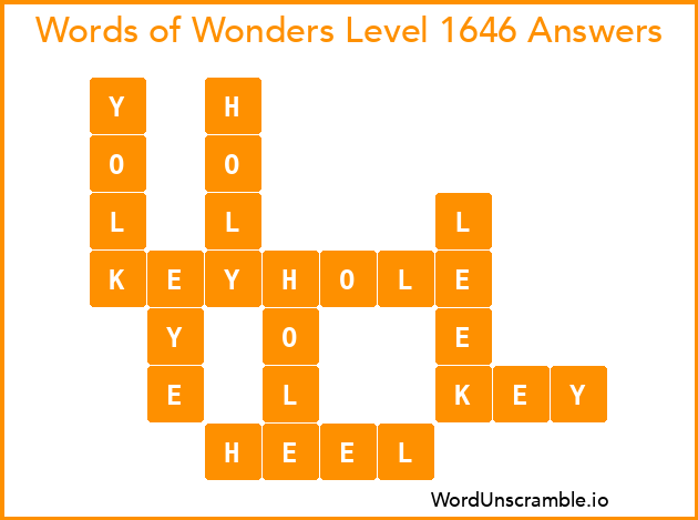 Words of Wonders Level 1646 Answers