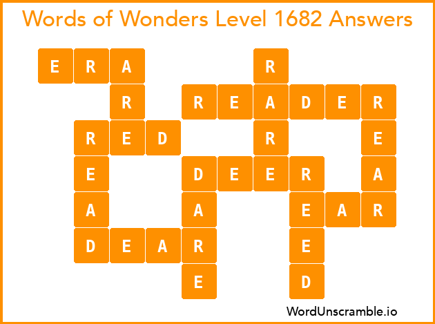 Words of Wonders Level 1682 Answers