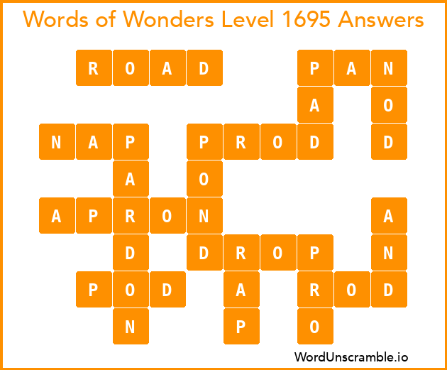Words of Wonders Level 1695 Answers