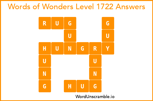 Words of Wonders Level 1722 Answers