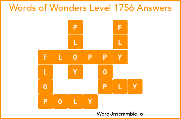 Words of Wonders Level 1756 Answers
