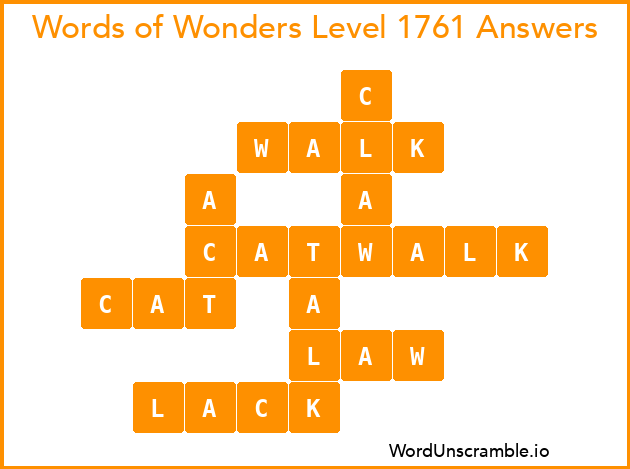 Words of Wonders Level 1761 Answers
