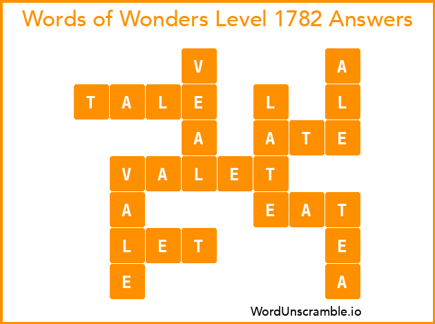 Words of Wonders Level 1782 Answers