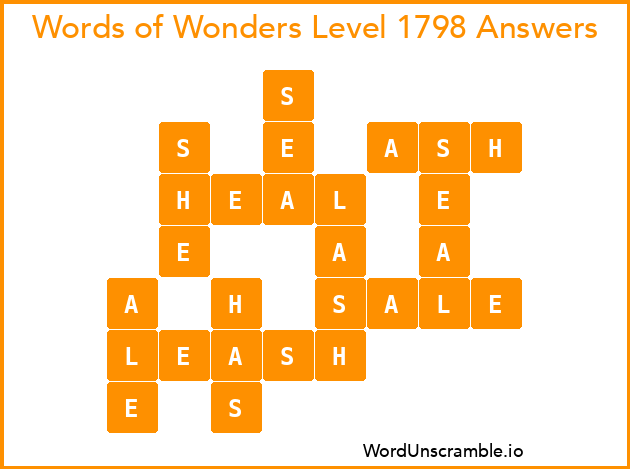 Words of Wonders Level 1798 Answers
