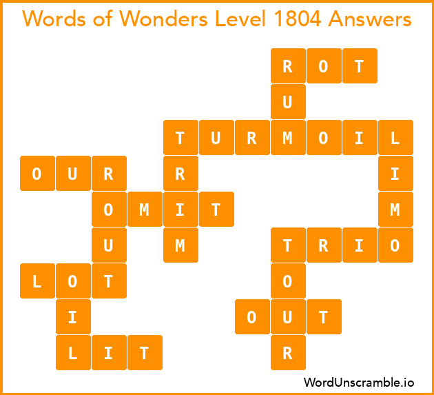 Words of Wonders Level 1804 Answers